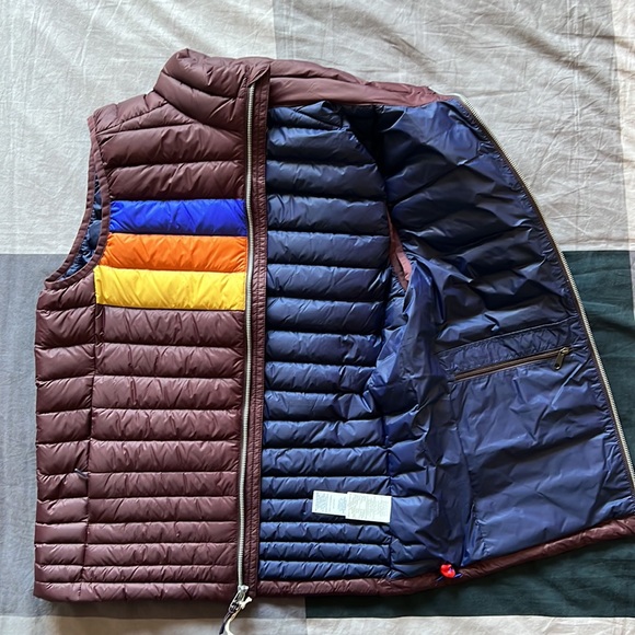 Cotopaxi Vest, Striped (Maroon) - Men’s M - Picture 6 of 10